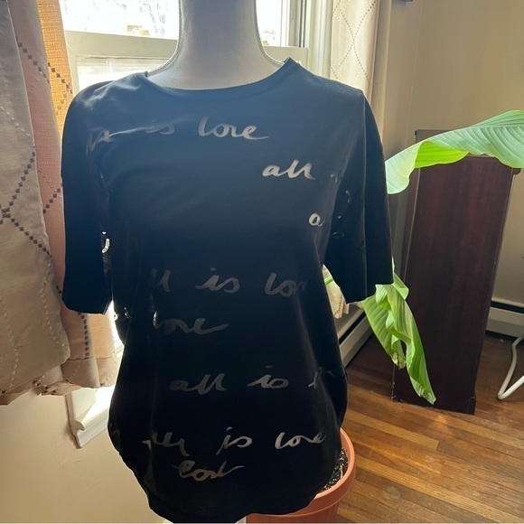 STELLA mccartney all is love burn out short sleeve tshirt sz 42 (small) - Picture 4 of 17